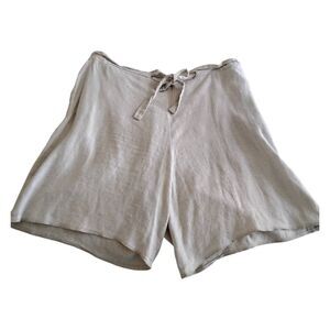 Harve Bernard Plus Size Soft Linen Shorts Size 16